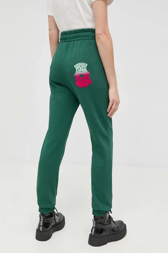 πράσινο Βαμβακερό παντελόνι Pinko Γυναικεία
