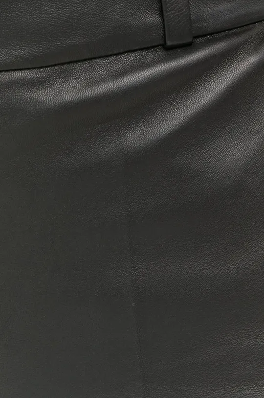 μαύρο Δερμάτινο παντελόνι Ivy Oak