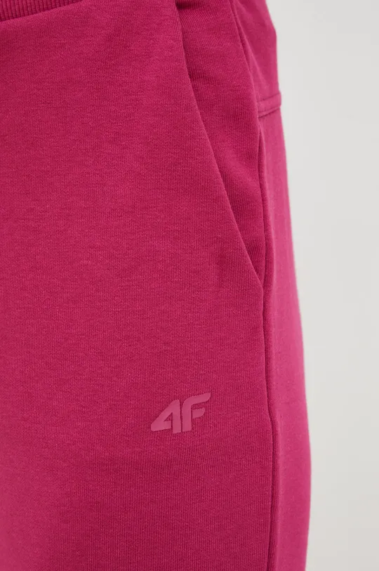 różowy 4F spodnie dresowe