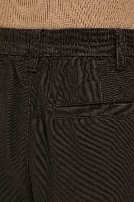 czarny GAP spodnie sztruksowe