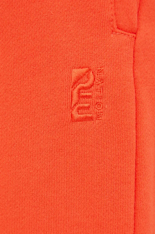 pomarańczowy P.E Nation spodnie dresowe bawełniane