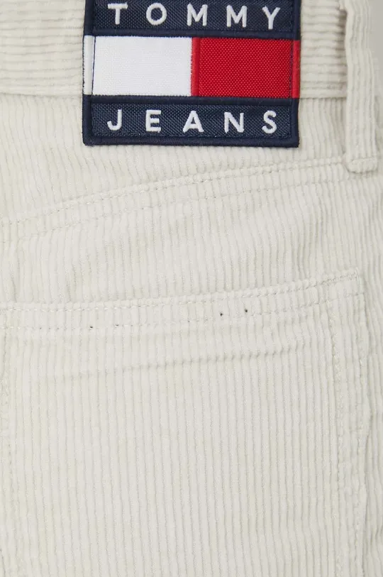 beżowy Tommy Jeans spodnie bawełniane Claire