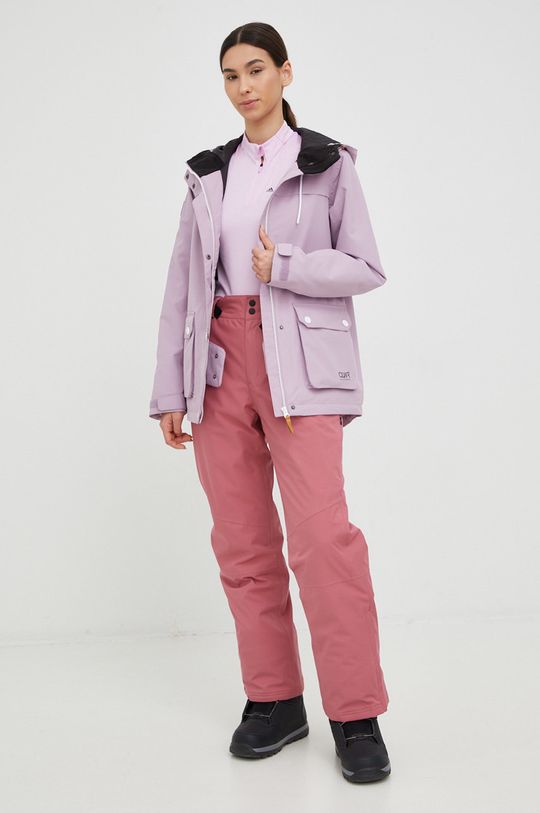 Outhorn pantaloni de schi roz murdar