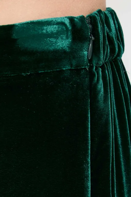 zöld Luisa Spagnoli nadrág selyemkeverékből Omologo
