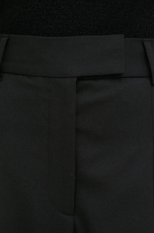μαύρο Παντελόνι από μείγμα μαλλιού By Malene Birger