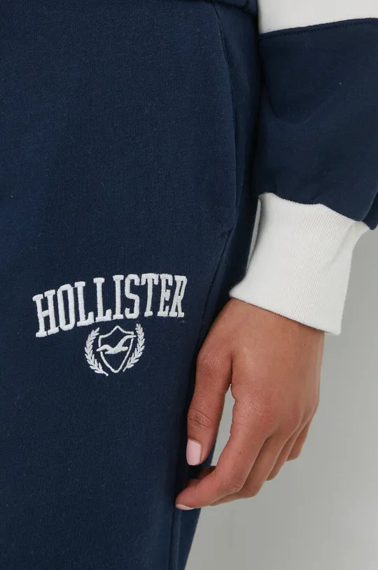 granatowy Hollister Co. spodnie dresowe