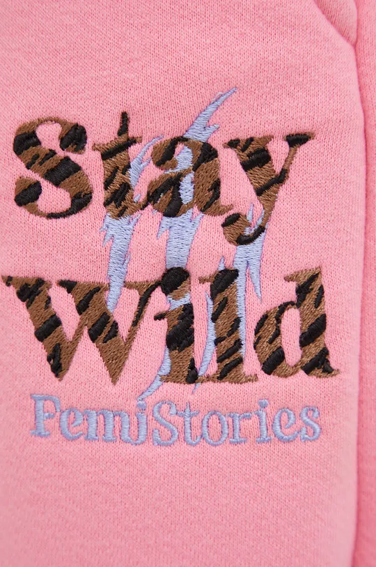 рожевий Спортивні штани Femi Stories Flare