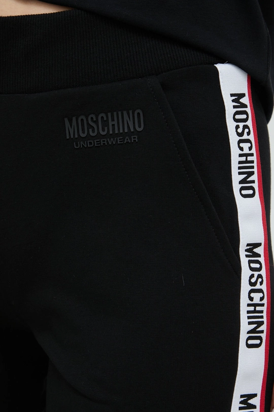 czarny Moschino Underwear spodnie dresowe