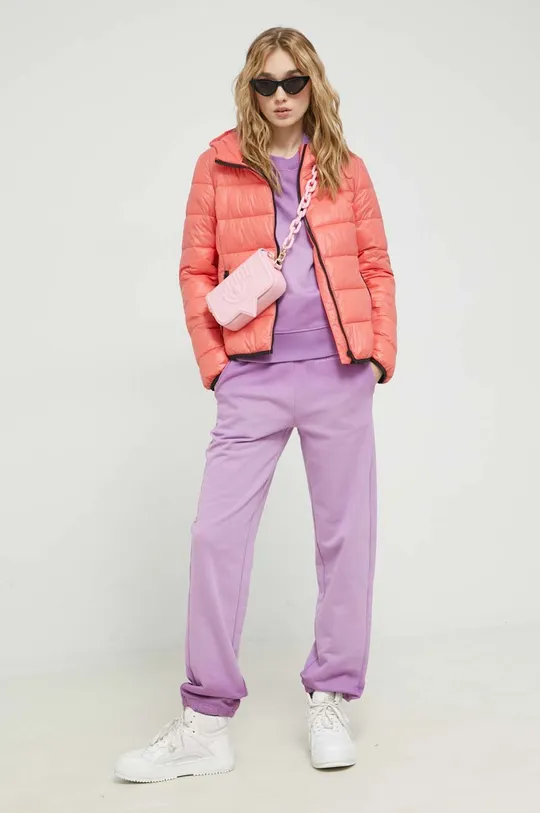 Chiara Ferragni spodnie dresowe bawełniane fioletowy