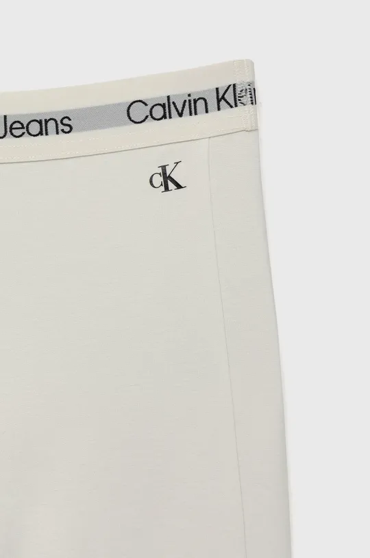 Detské nohavice Calvin Klein Jeans  66% Viskóza, 30% Polyamid, 4% Elastan