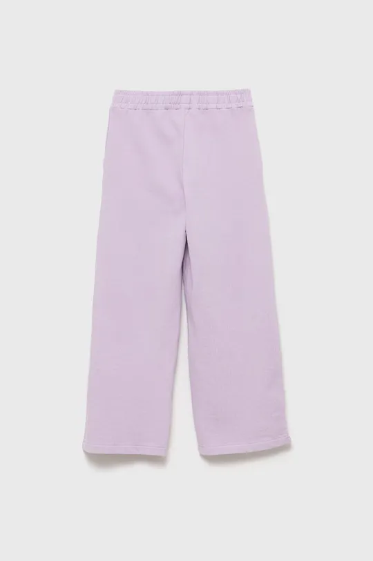 Guess spodnie dresowe dziecięce fioletowy