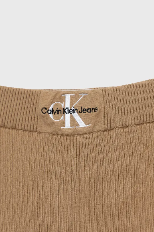 Dječje hlače Calvin Klein Jeans  80% Pamuk, 17% Poliamid, 3% Elastan