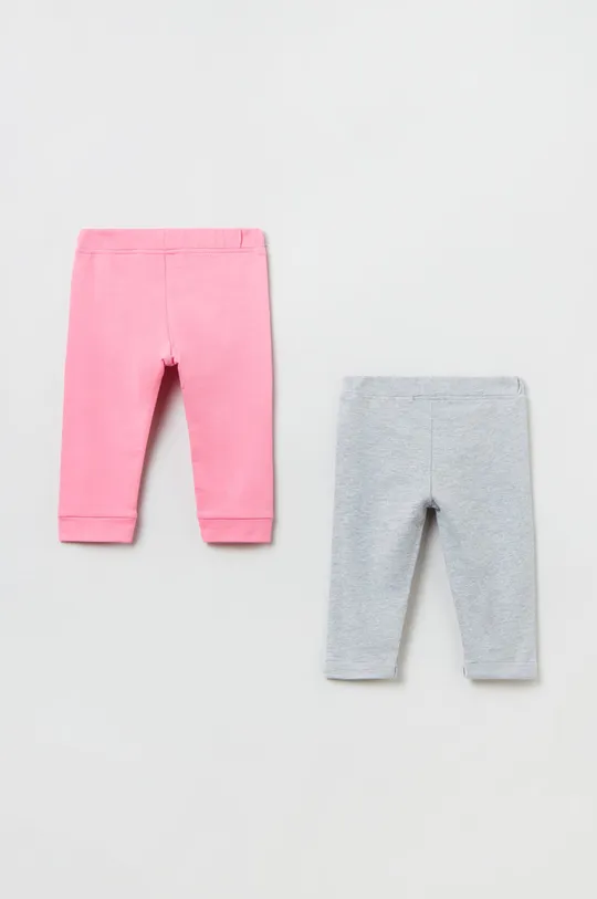 OVS spodnie niemowlęce różowy
