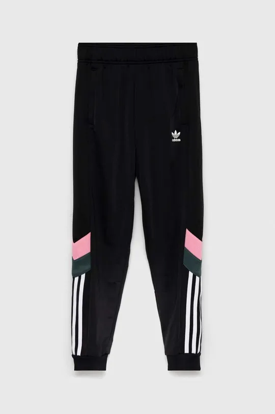 чорний Дитячі спортивні штани adidas Originals Для дівчаток