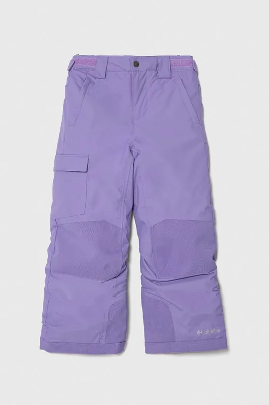 fialová Detské lyžiarske nohavice Columbia Dievčenský