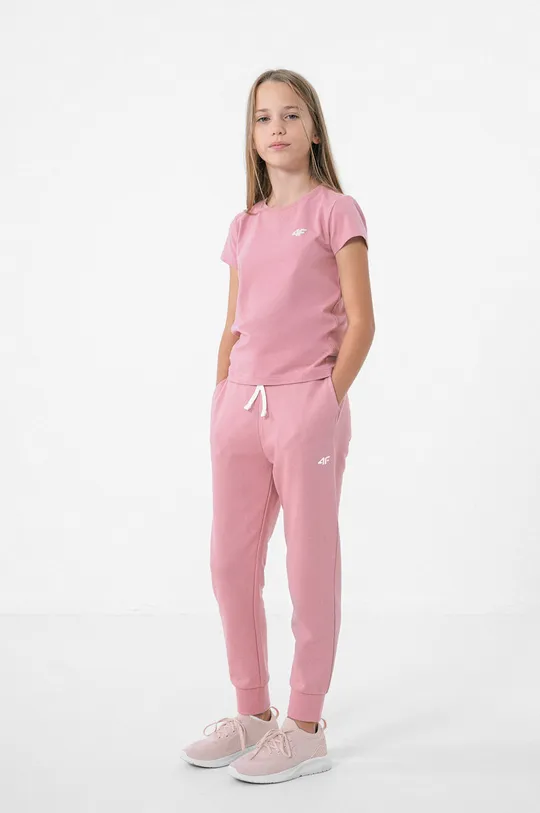 ροζ Παιδικό φούτερ 4F Για κορίτσια