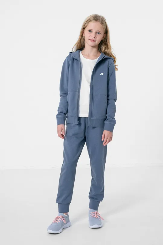 блакитний Дитячі спортивні штани 4F Для дівчаток