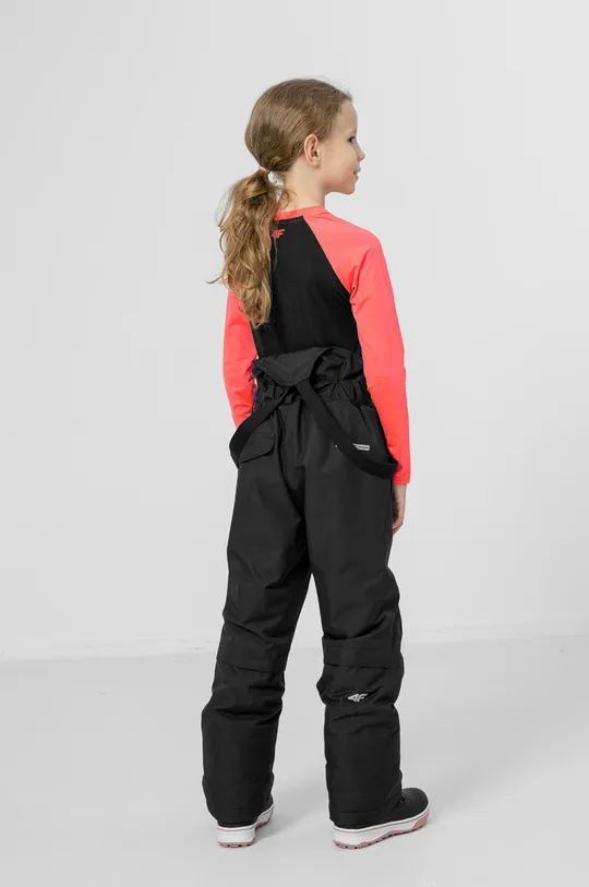 Παιδικό παντελόνι σκι 4F μαύρο