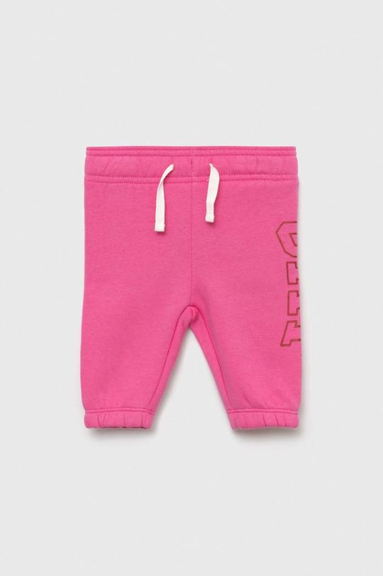 ostry różowy GAP spodnie dresowe dziecięce Dziewczęcy