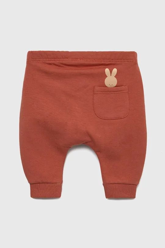United Colors of Benetton spodnie dresowe niemowlęce czerwony