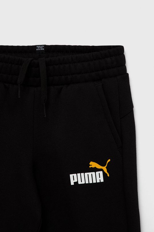Puma spodnie dresowe dziecięce Materiał zasadniczy: 66 % Bawełna, 34 % Poliester, Podszewka kieszeni: 100 % Bawełna, Ściągacz: 97 % Bawełna, 3 % Elastan