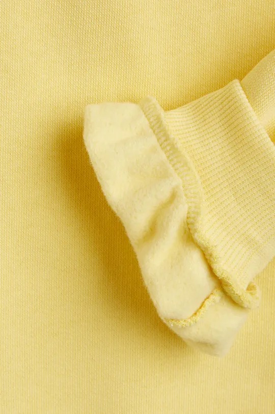 κίτρινο Παιδικό βαμβακερό παντελόνι Mini Rodini