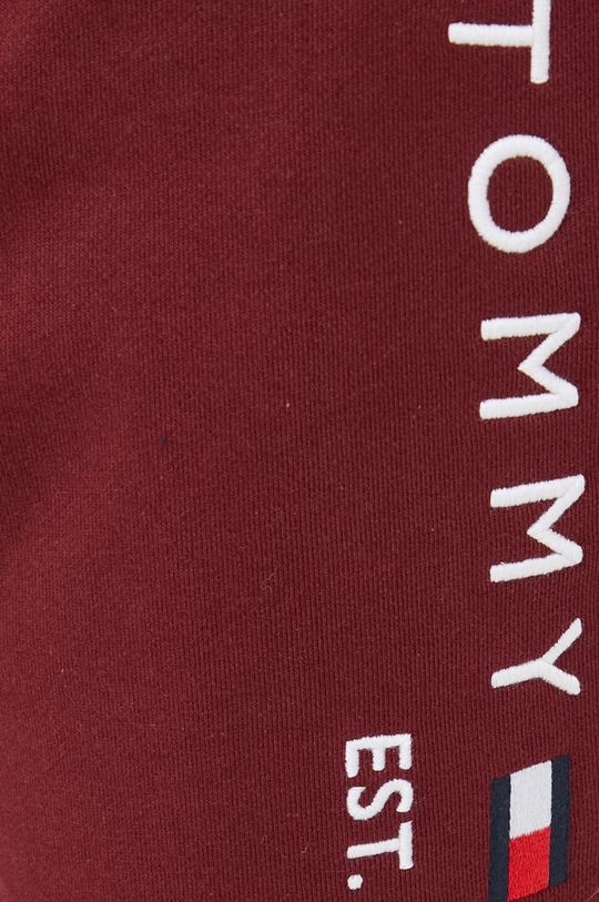 bordo Pamučni donji dio trenirke Tommy Hilfiger