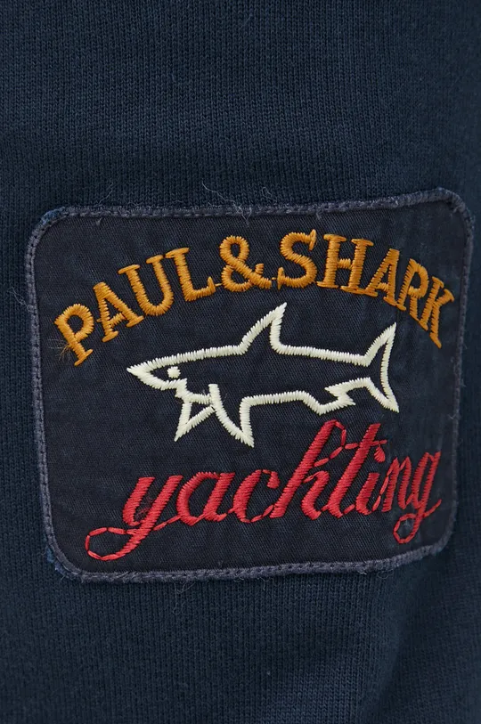 granatowy Paul&Shark spodnie dresowe bawełniane