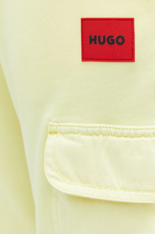 pszeniczny HUGO spodnie dresowe bawełniane 50471674