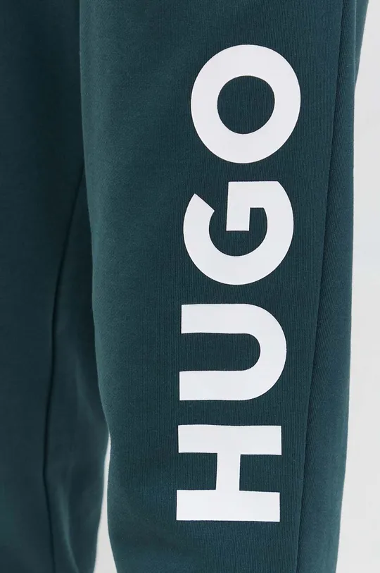 πράσινο Βαμβακερό παντελόνι HUGO