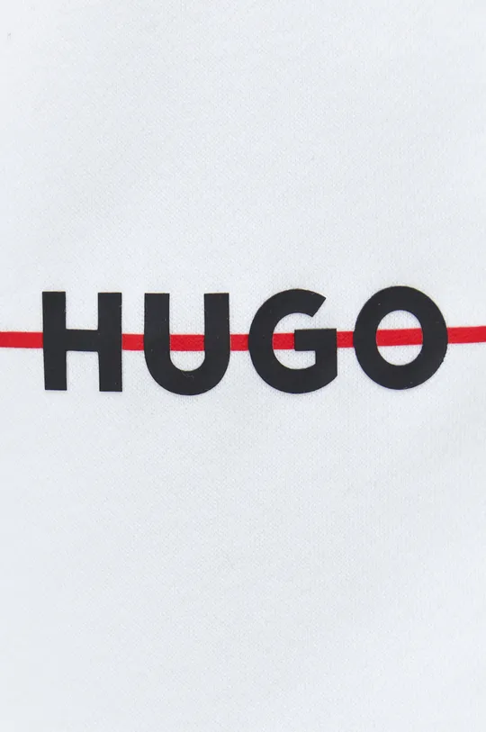 biały HUGO spodnie dresowe 50481152