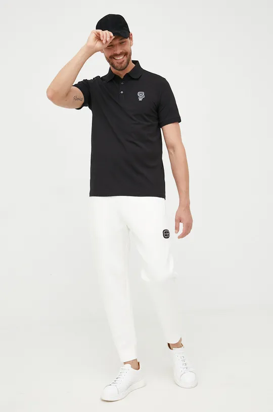 Emporio Armani spodnie dresowe biały