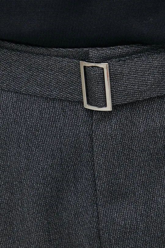 szary Emporio Armani spodnie wełniane