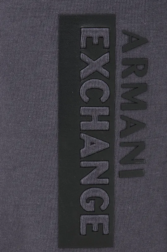szary Armani Exchange spodnie dresowe 6LZPBE.ZJCAZ