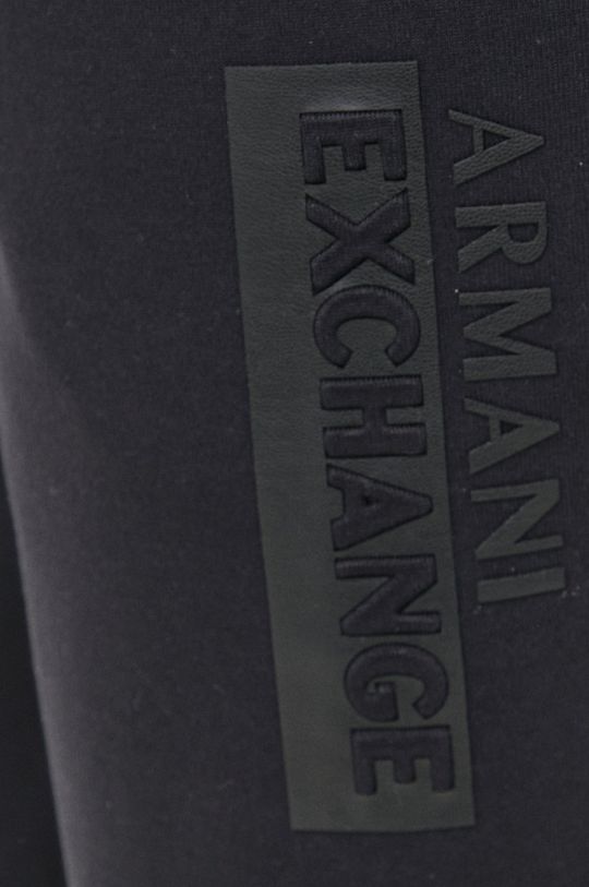 czarny Armani Exchange spodnie dresowe 6LZPBE.ZJCAZ