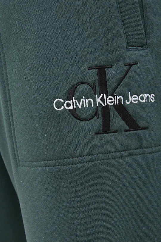 stalowy zielony Calvin Klein Jeans spodnie