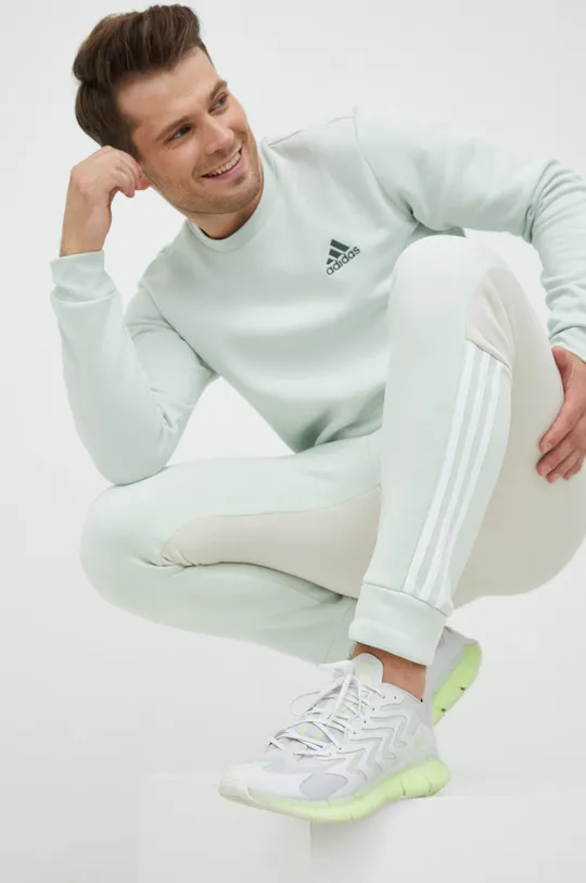 зелёный Спортивные штаны adidas Мужской