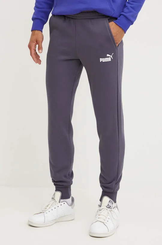 Puma pantaloni della tuta grigio 586715