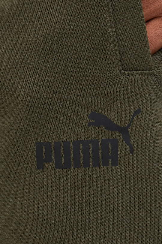 zielony Puma spodnie dresowe