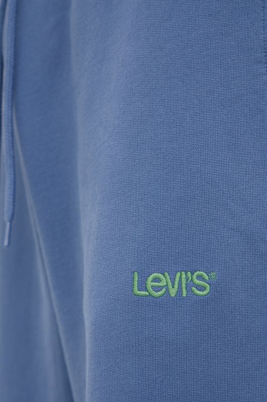 niebieski Levi's spodnie dresowe bawełniane