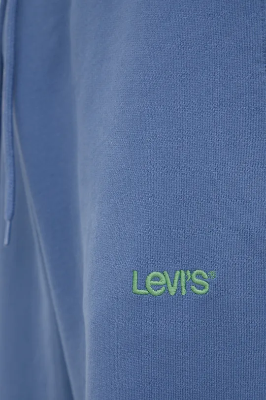 μπλε Βαμβακερό παντελόνι Levi's