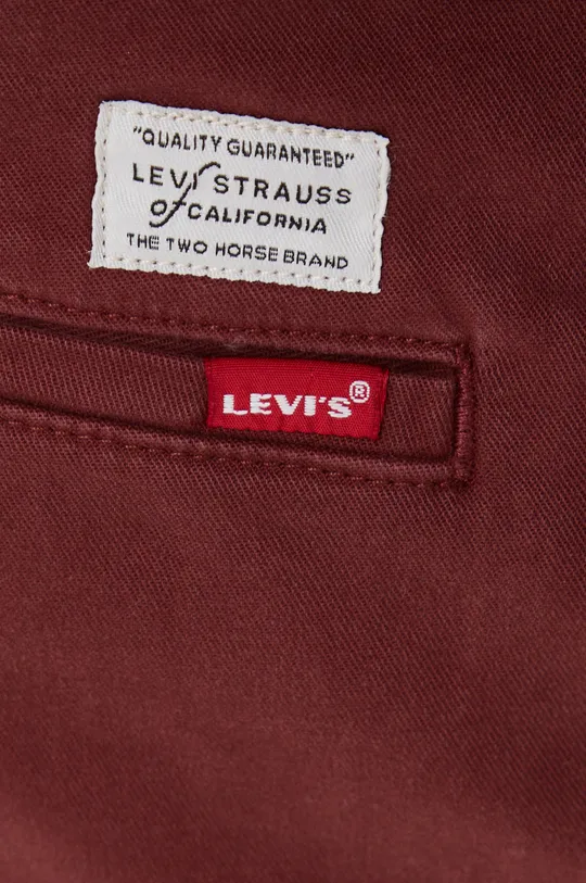 bordowy Levi's spodnie