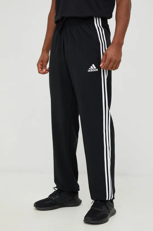 чёрный Тренировочные брюки adidas Мужской
