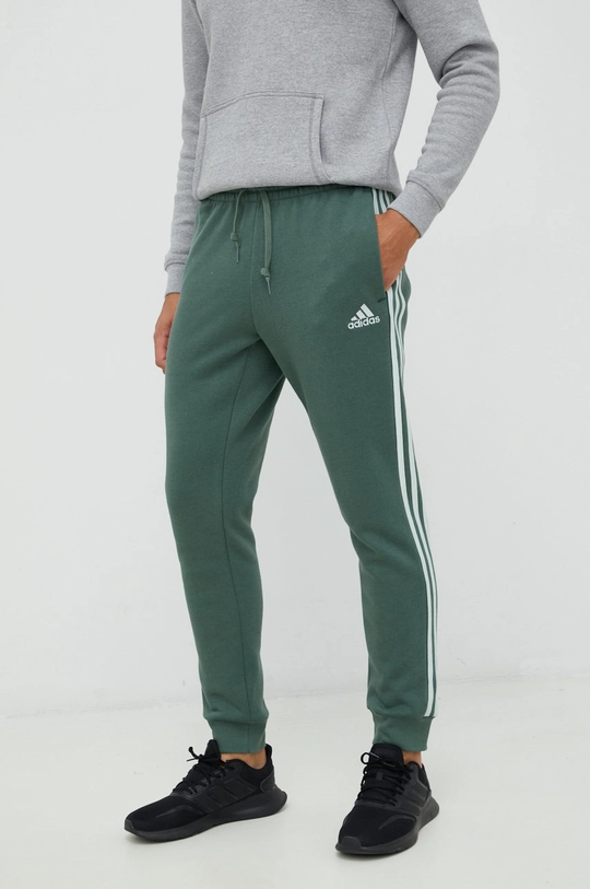 zelena Spodnji del trenirke adidas Moški