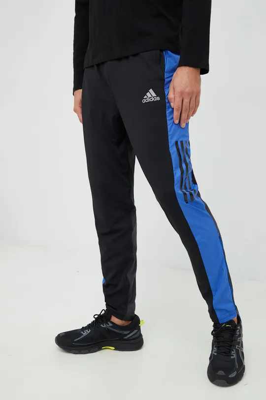 Παντελόνι για τζόκινγκ adidas Performance μαύρο