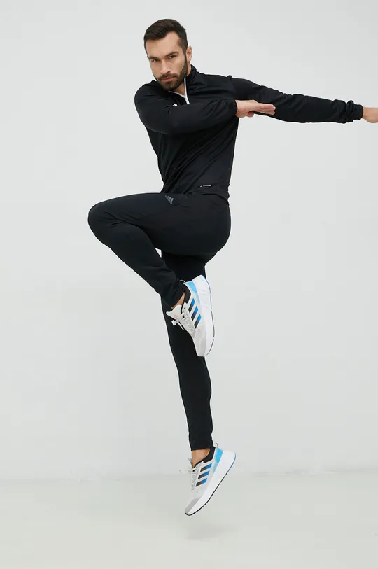 czarny adidas Performance spodnie treningowe HIIT Training