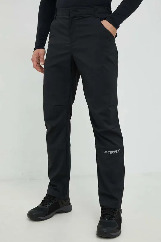 μαύρο Παντελόνι εξωτερικού χώρου adidas TERREX Multi Ανδρικά