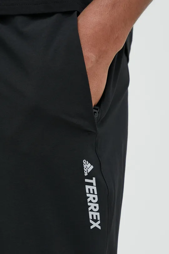μαύρο Παντελόνι εξωτερικού χώρου adidas TERREX Liteflex