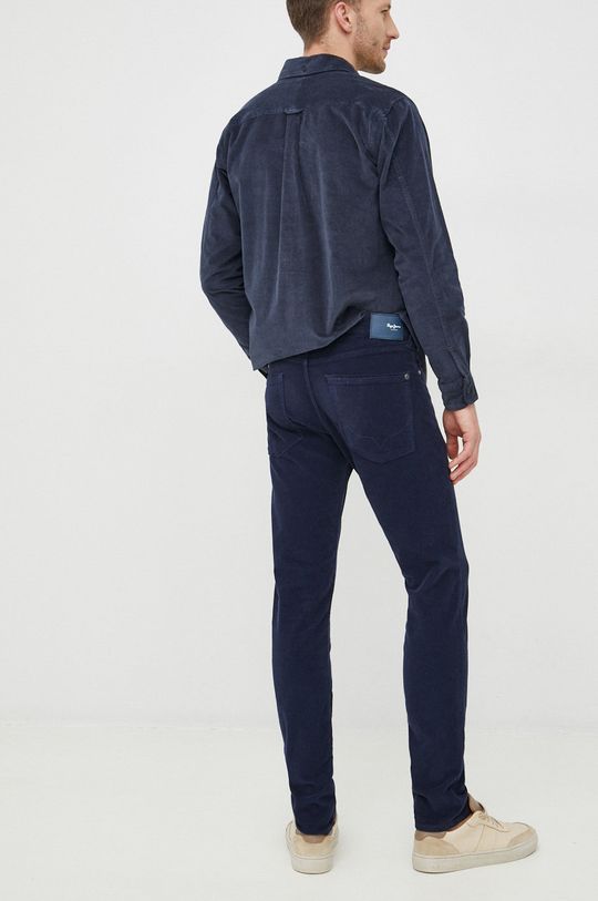 Pepe Jeans pantaloni de catifea cord  Materialul de baza: 98% Bumbac, 2% Elastan Captuseala buzunarului: 65% Poliester , 35% Bumbac