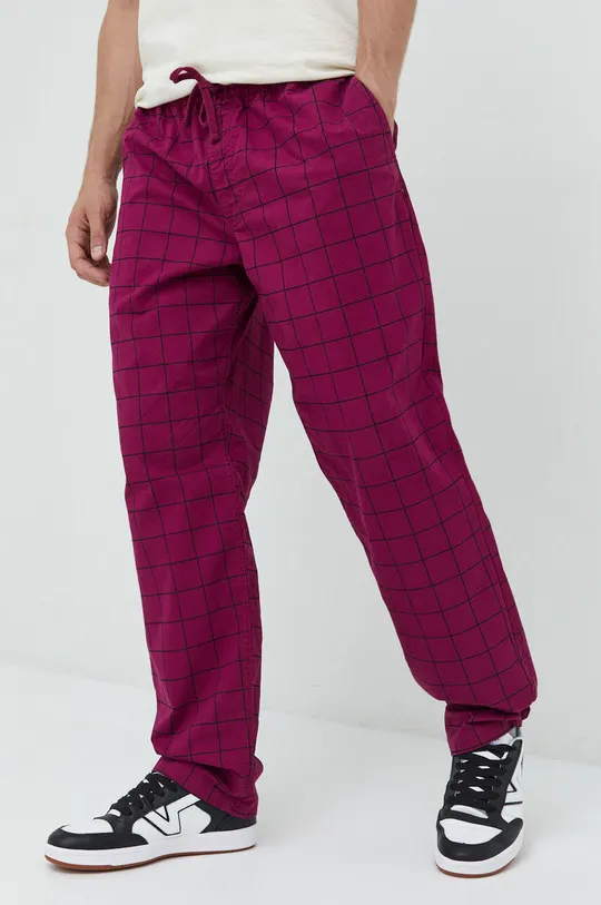 fioletowy Vans spodnie bawełniane Męski